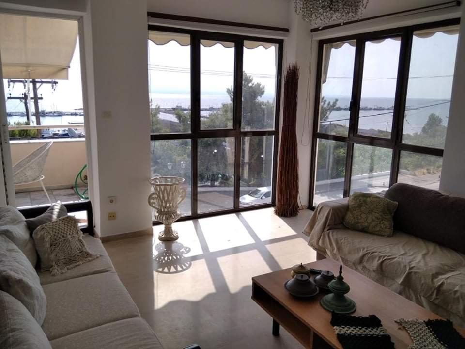 Super View Seafront Apartment Nea Michaniona Exterior photo